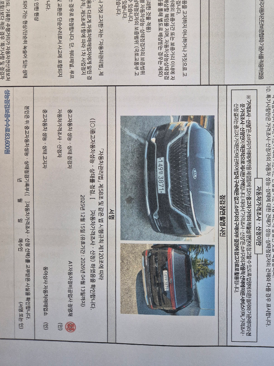 Kia Canival 2021 — inspection photo 2