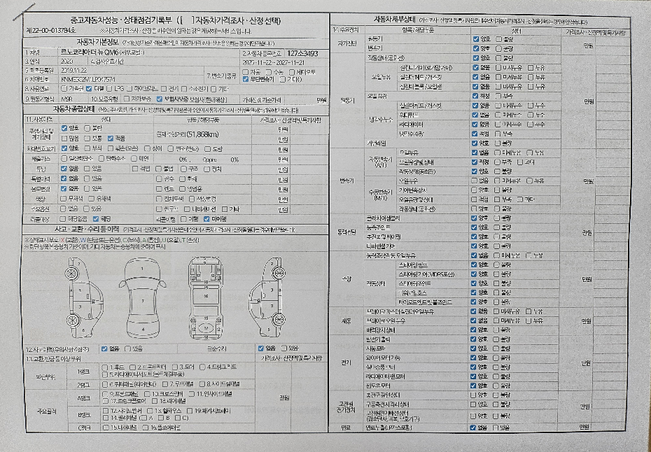 Renault Korea QM6 2020 — inspection photo 1