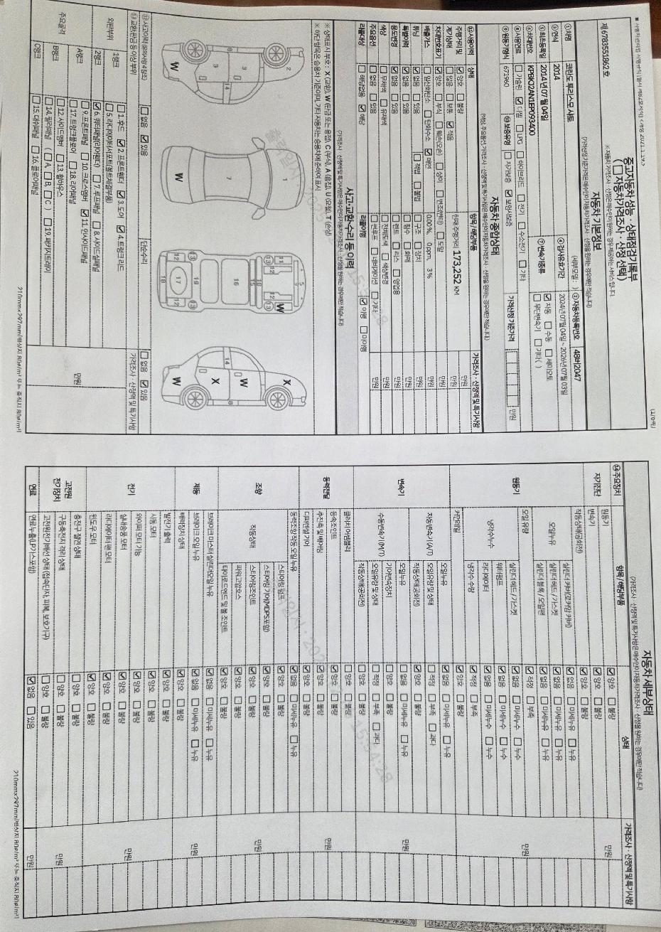 KG Mobility KORANDO 2014 — inspection photo 1
