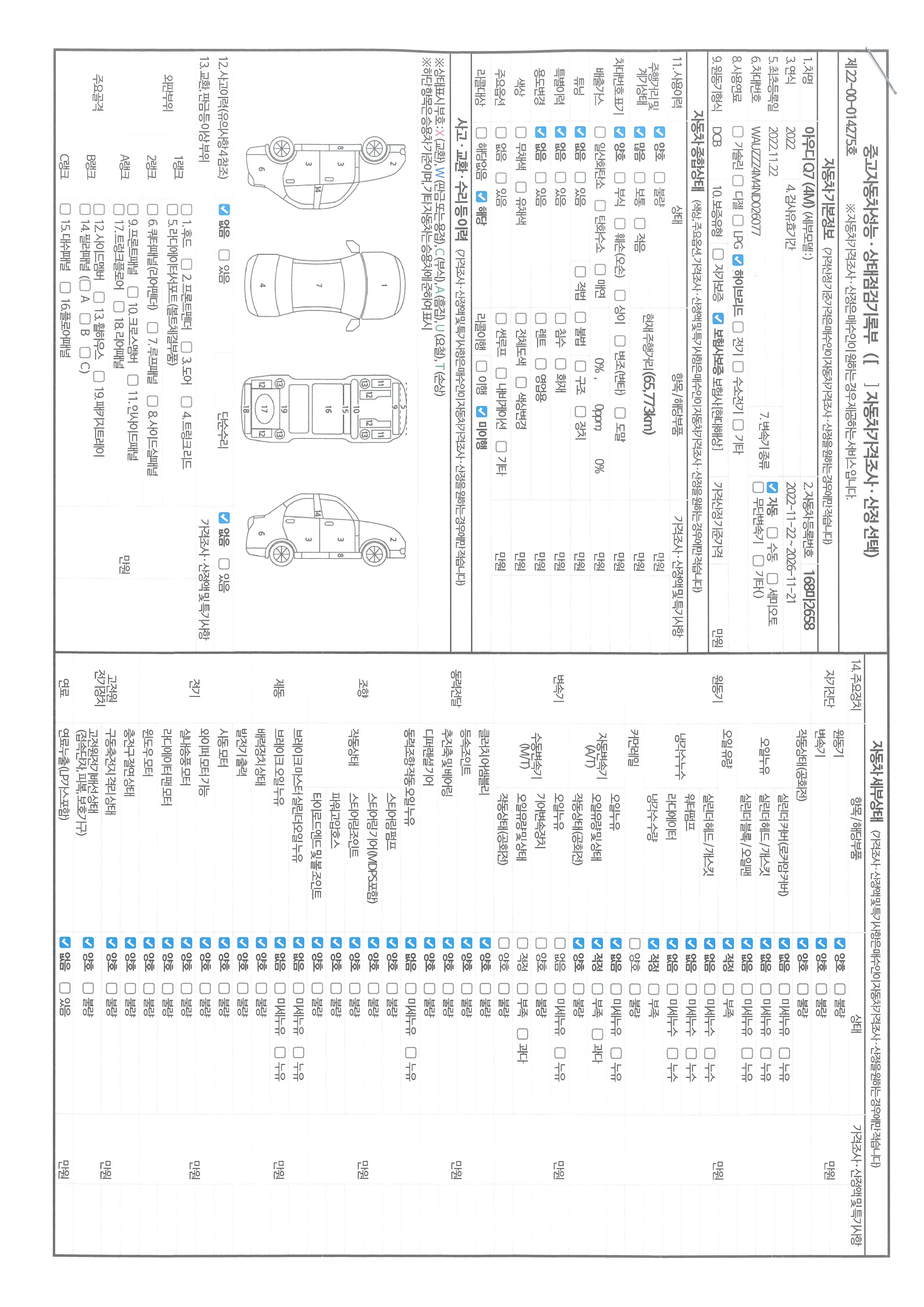 Audi Q7 2022 — inspection photo 1