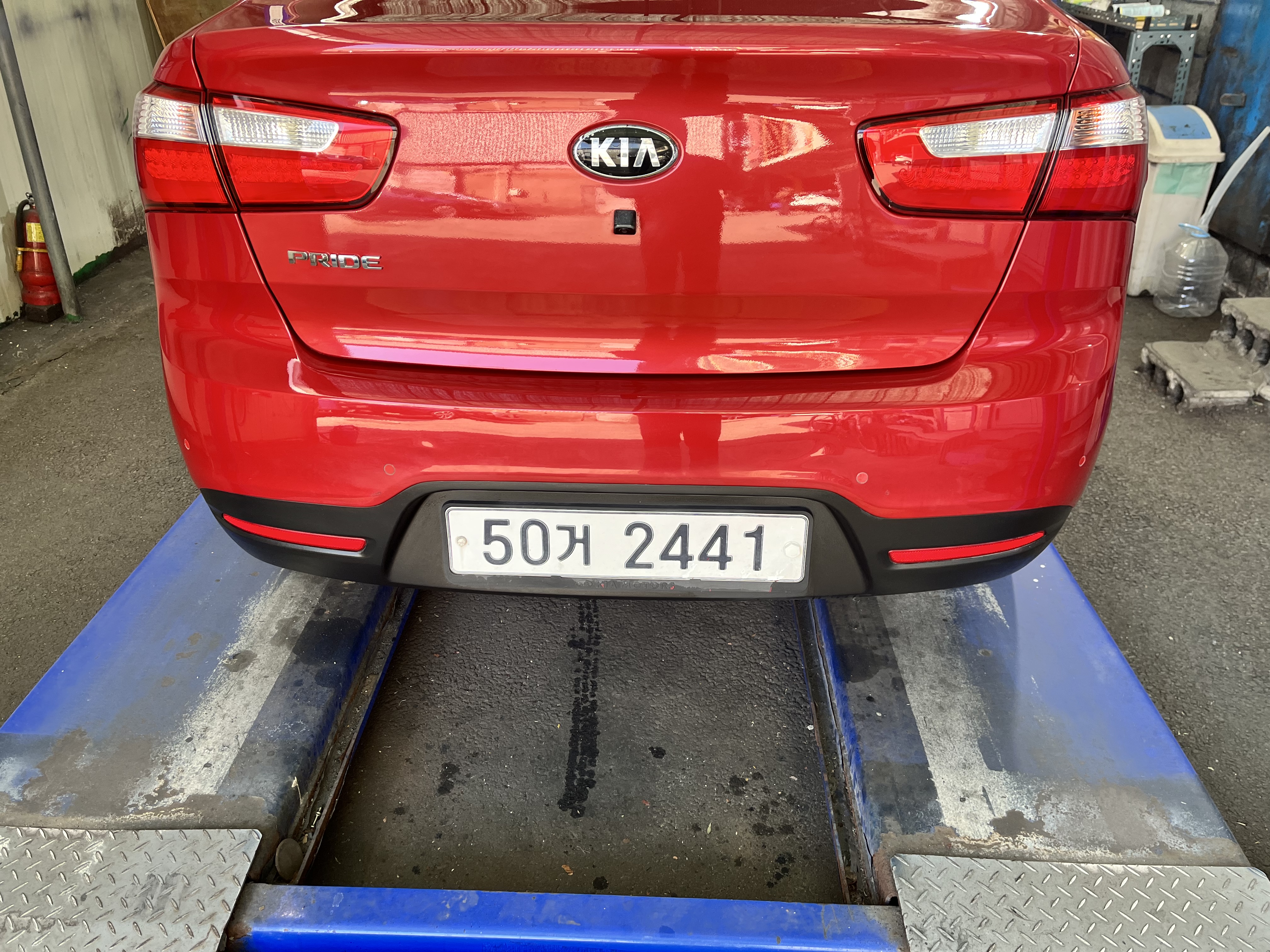 Kia pride 2014 — inspection photo 2
