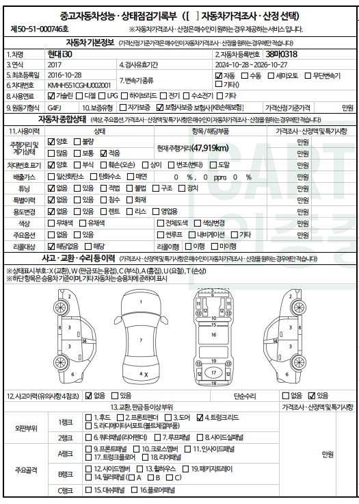 Hyundai i30 2017 — inspection photo 1
