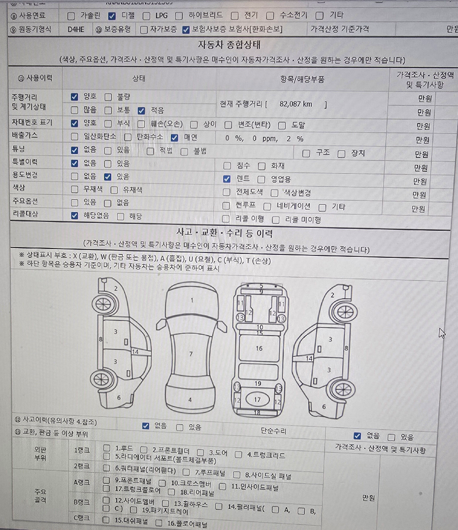 Kia Canival 2022 — inspection photo 2