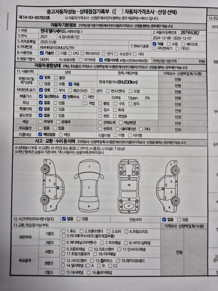 Hyundai Palisade 2021 — inspection photo 3