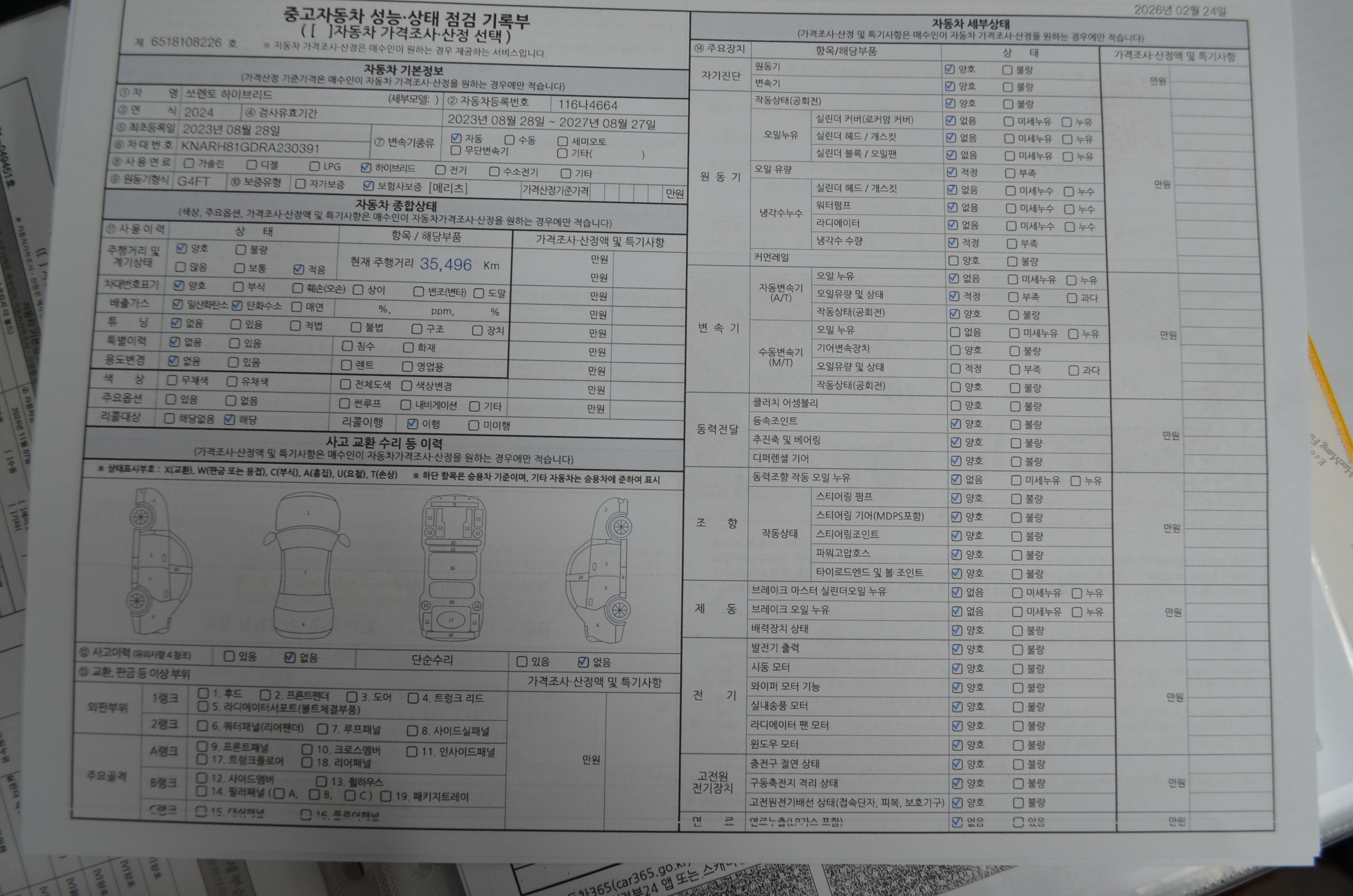Kia Sorento 2024 — inspection photo 1