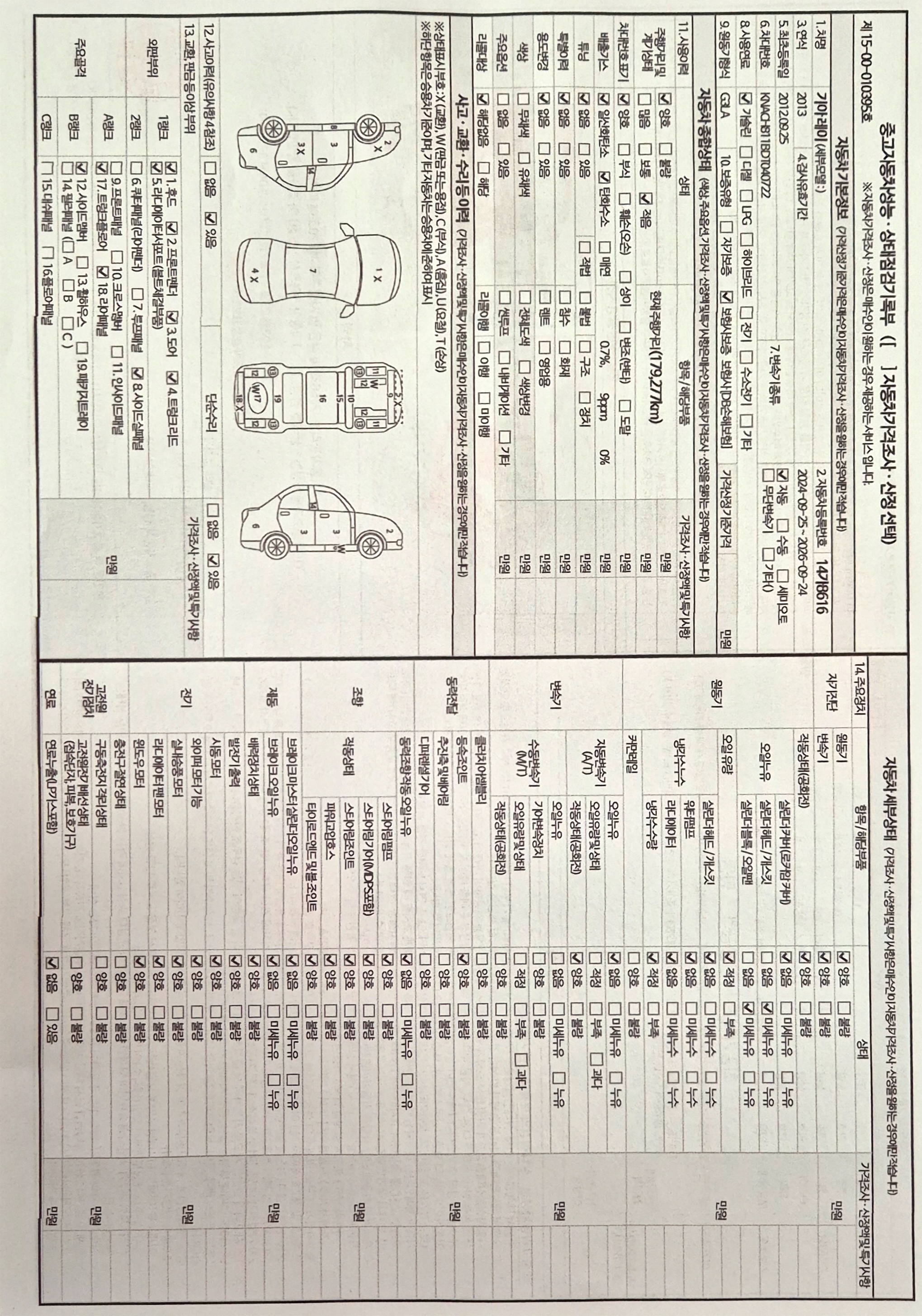 Kia RAY 2013 — inspection photo 1