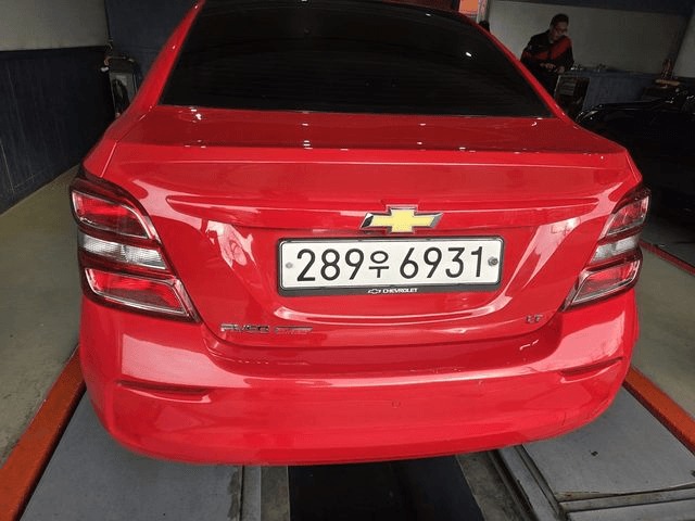 Chevrolet Korea Aveo 2017 — inspection photo 2