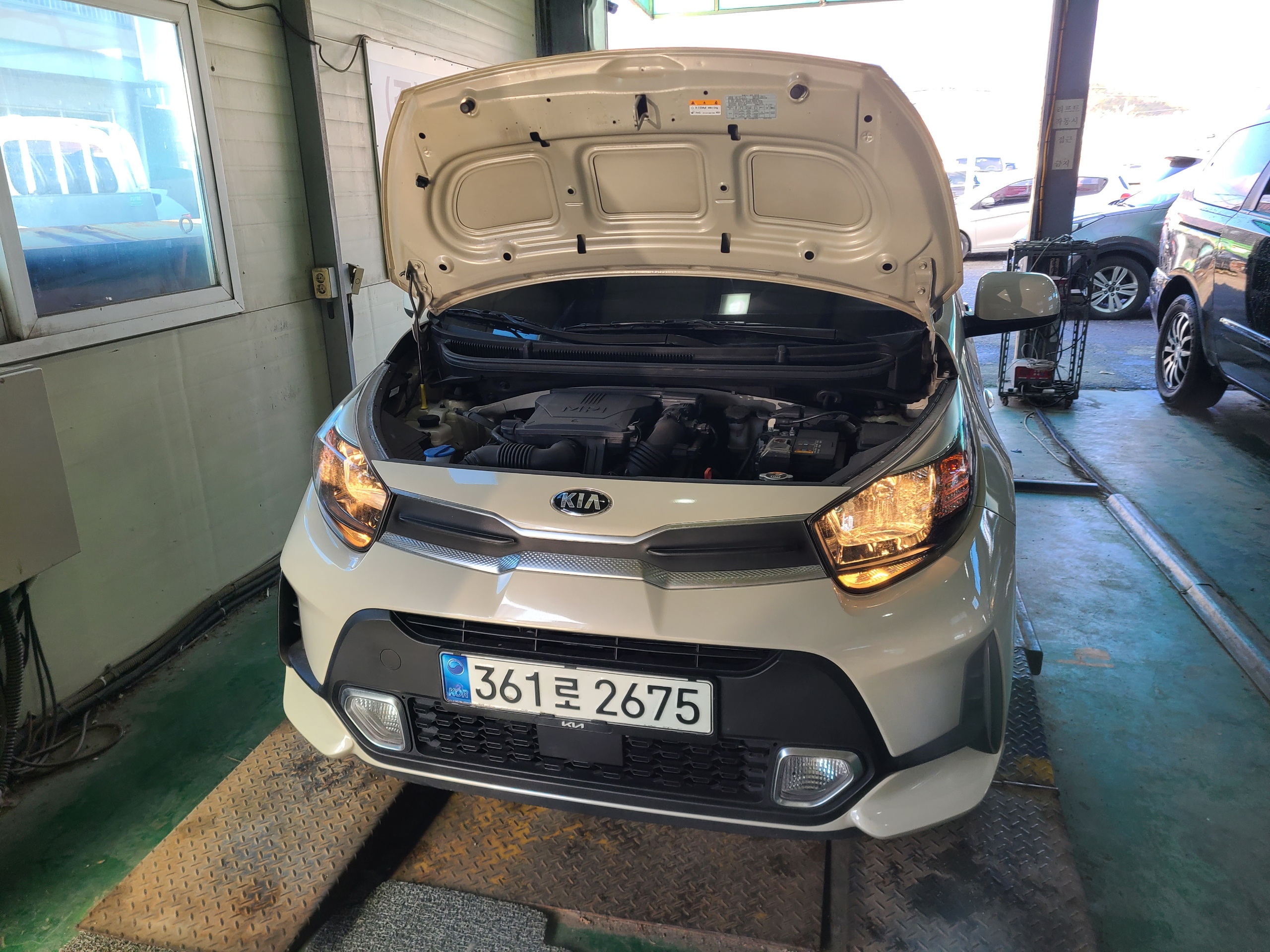 Kia morning 2021 — inspection photo 1