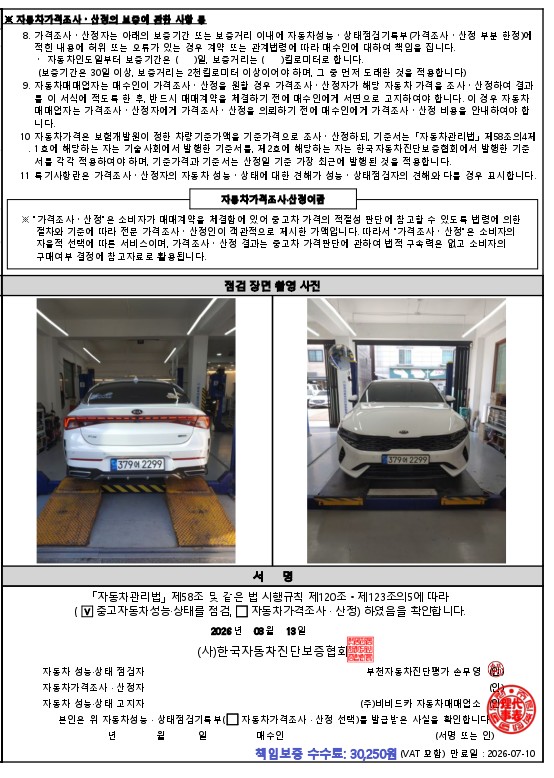 Kia K5 2020 — inspection photo 4