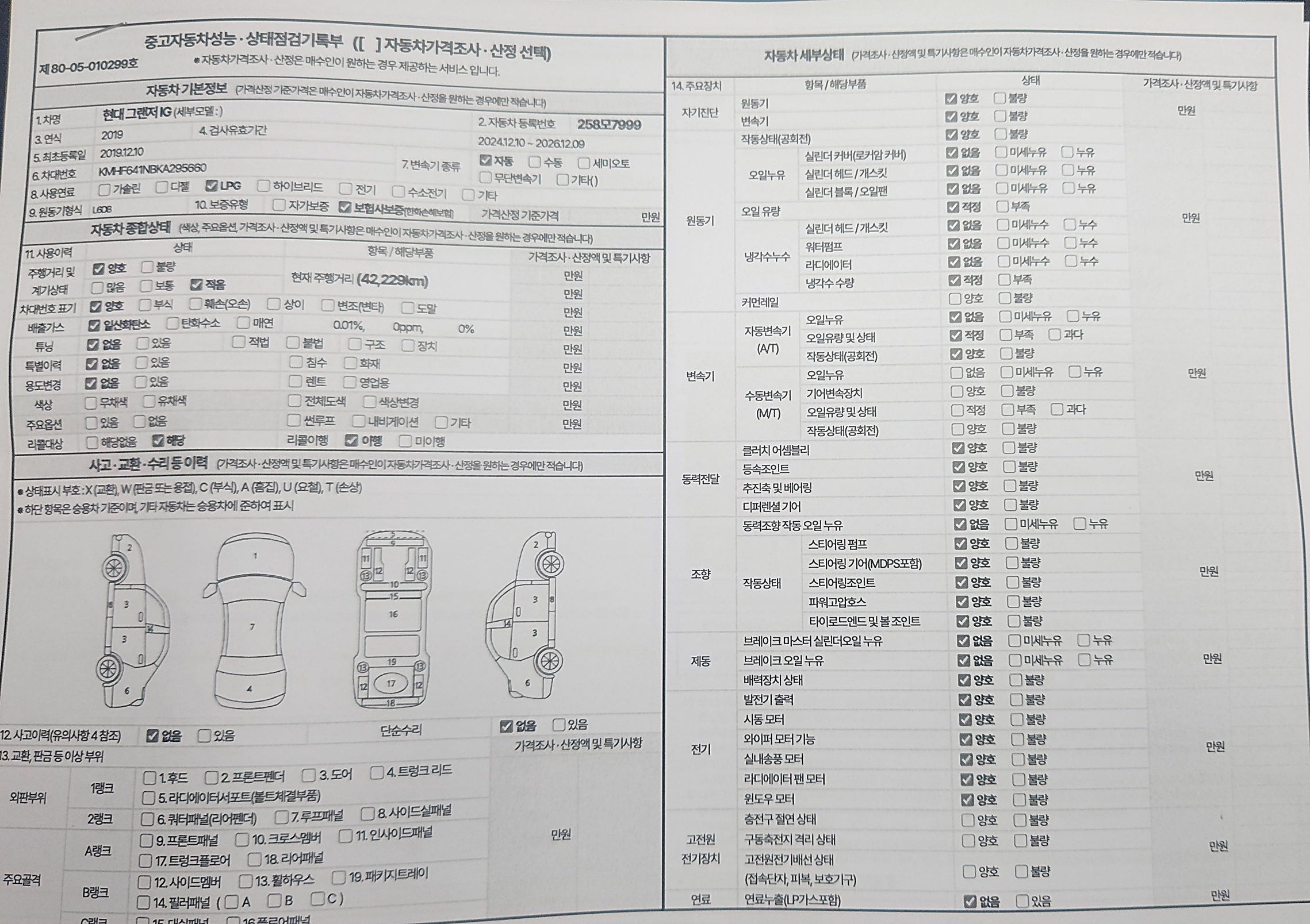 Hyundai Grandeur 2019 — inspection photo 1