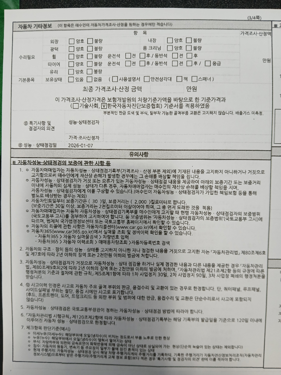 Kia RAY 2015 — inspection photo 3