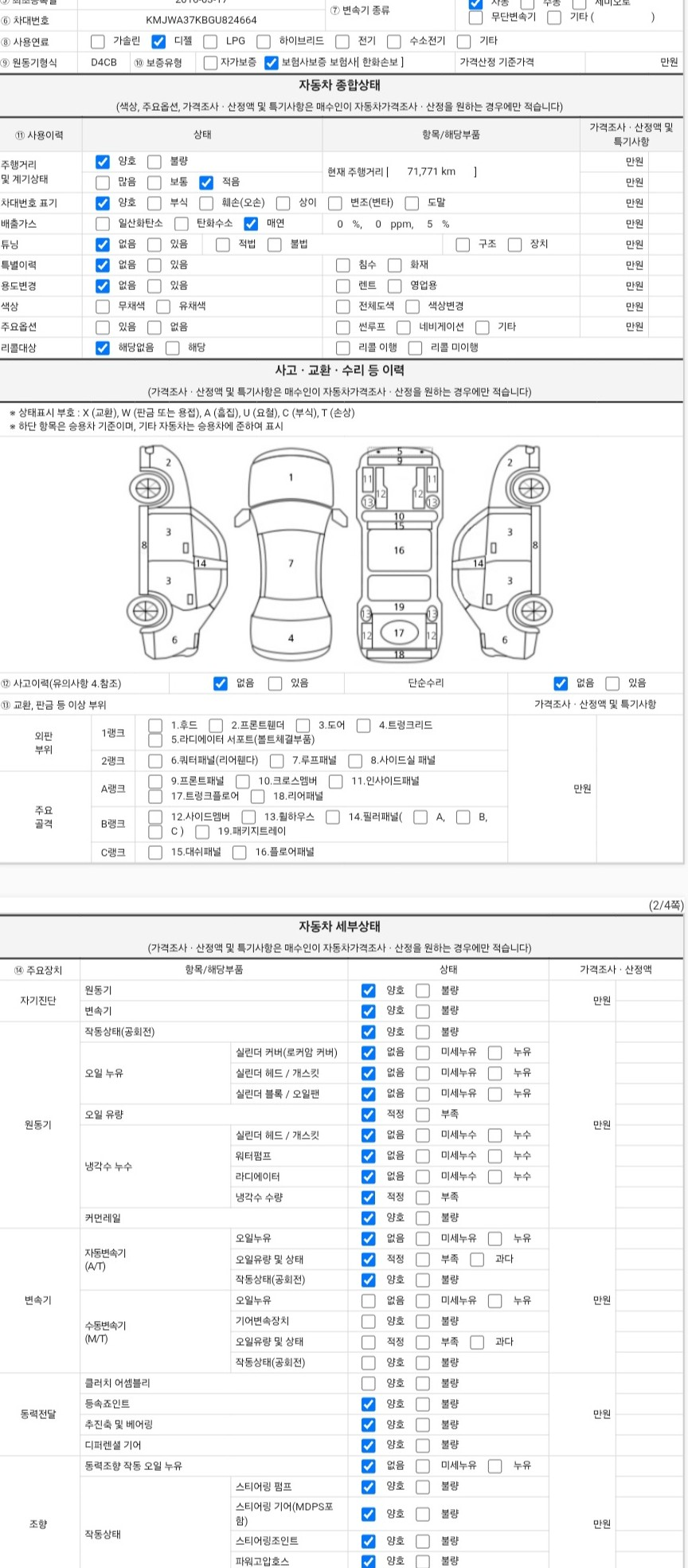Hyundai Starex 2016 — inspection photo 1