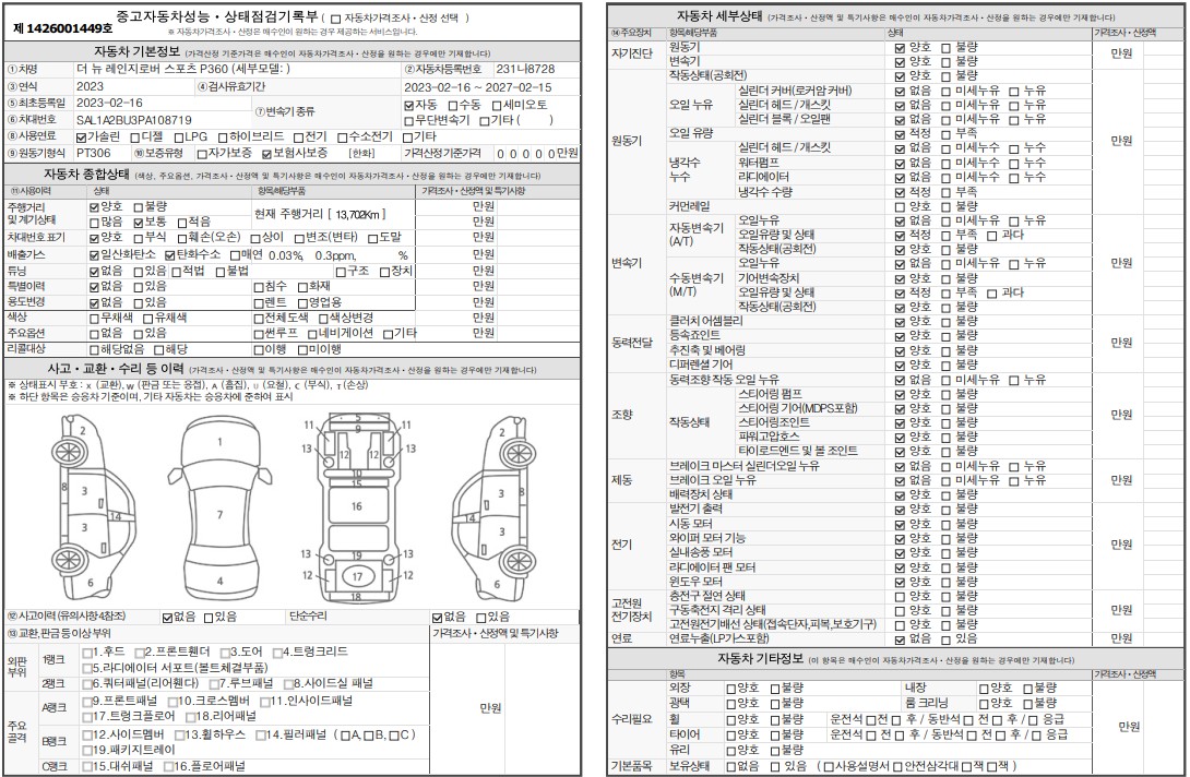 Land Rover Range Rover Sport 2023 — inspection photo 1