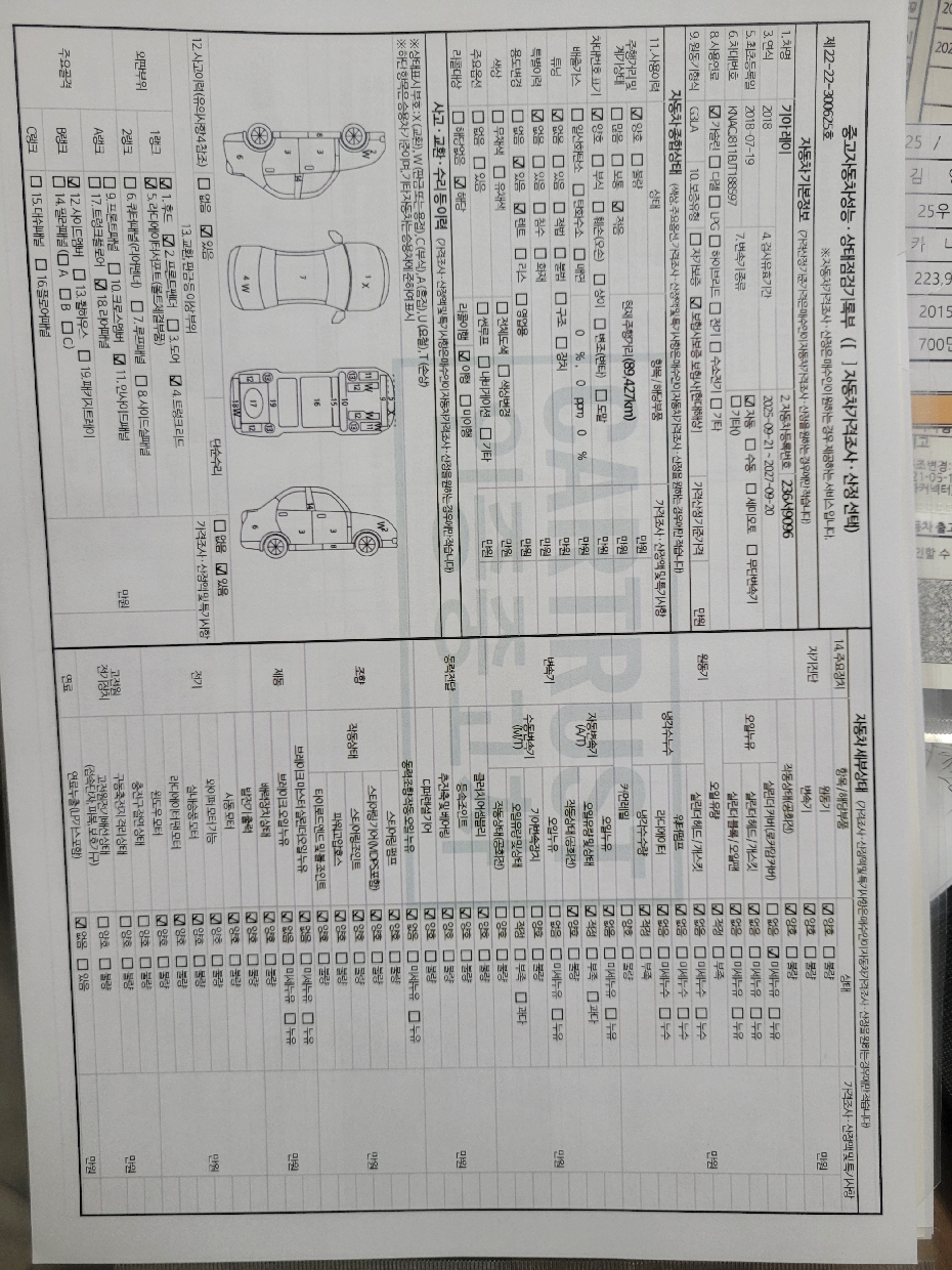 Kia RAY 2018 — inspection photo 1