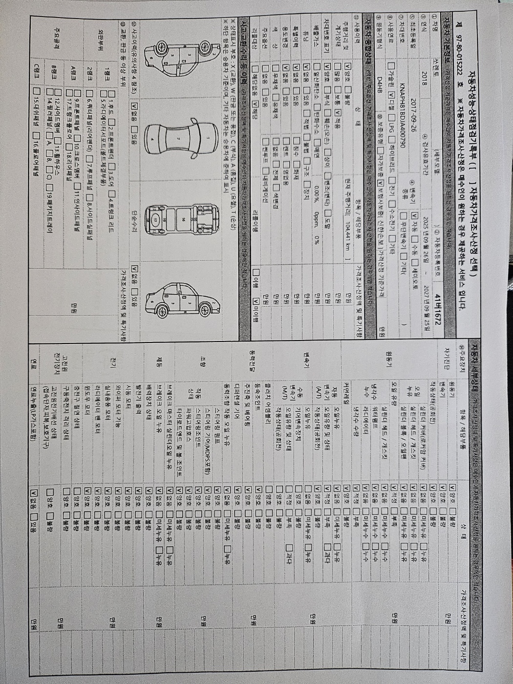 Kia Sorento 2018 — inspection photo 1