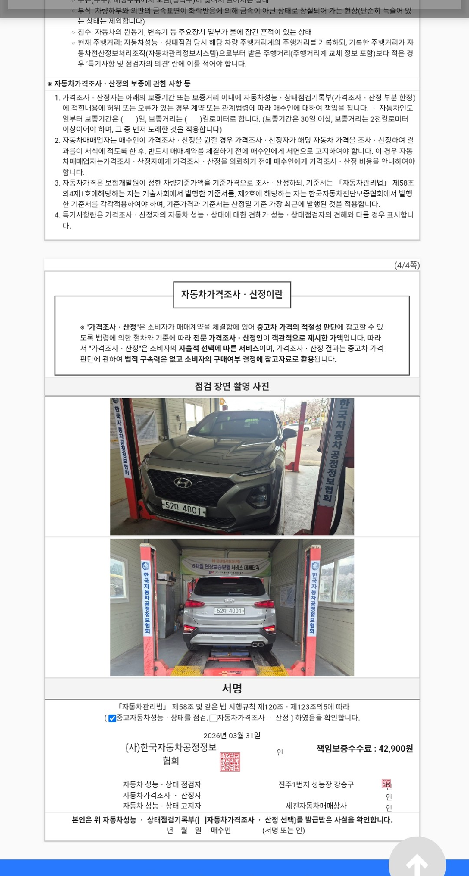 Hyundai Santafe 2019 — inspection photo 4