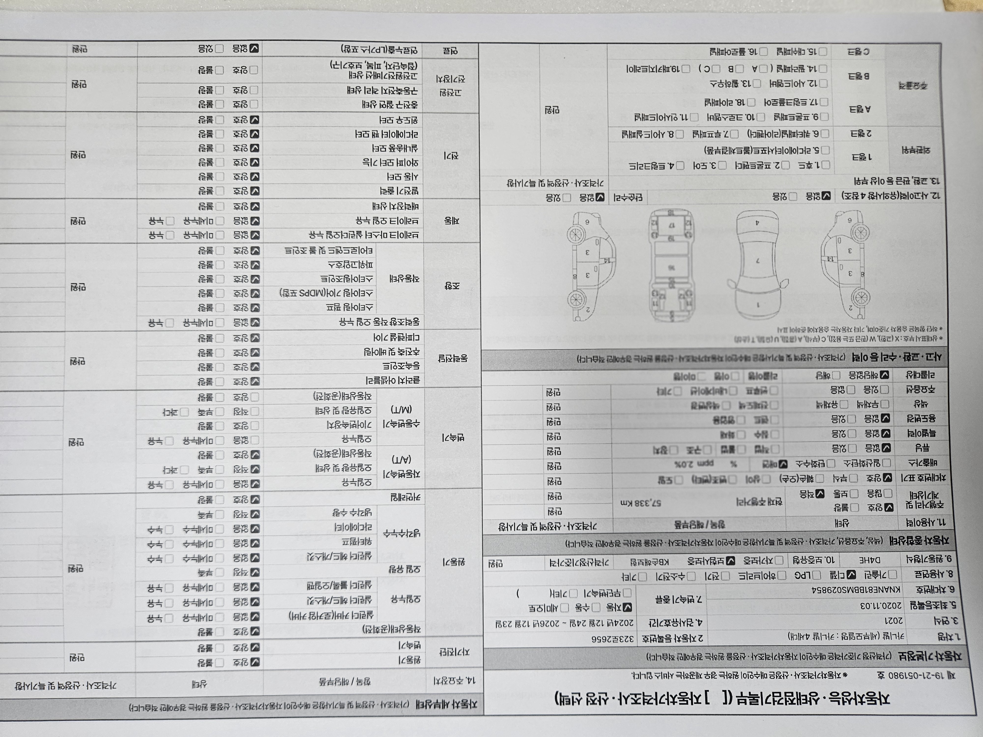 Kia Canival 2021 — inspection photo 1