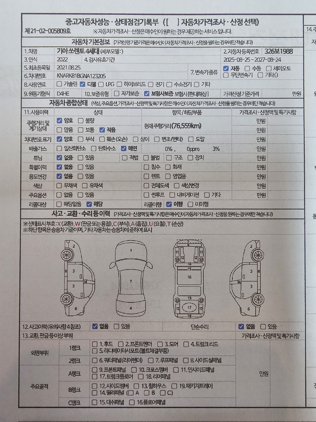 Kia Sorento 2022 — inspection photo 1