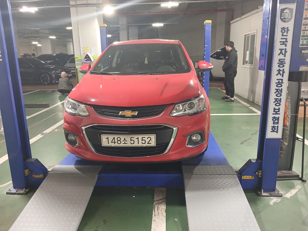 Chevrolet Korea Aveo 2018 — inspection photo 1