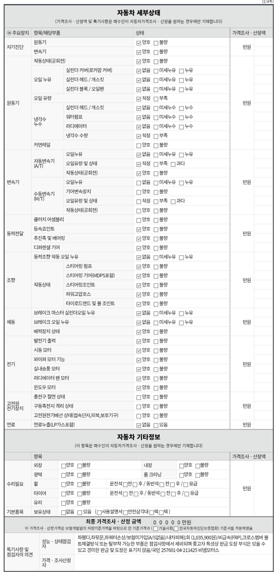 Kia Carens 2014 — inspection photo 2