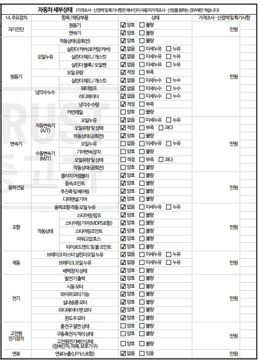Kia K9 2013 — inspection photo 2