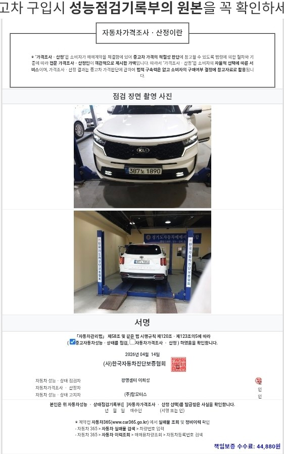 Kia Sorento 2021 — inspection photo 4
