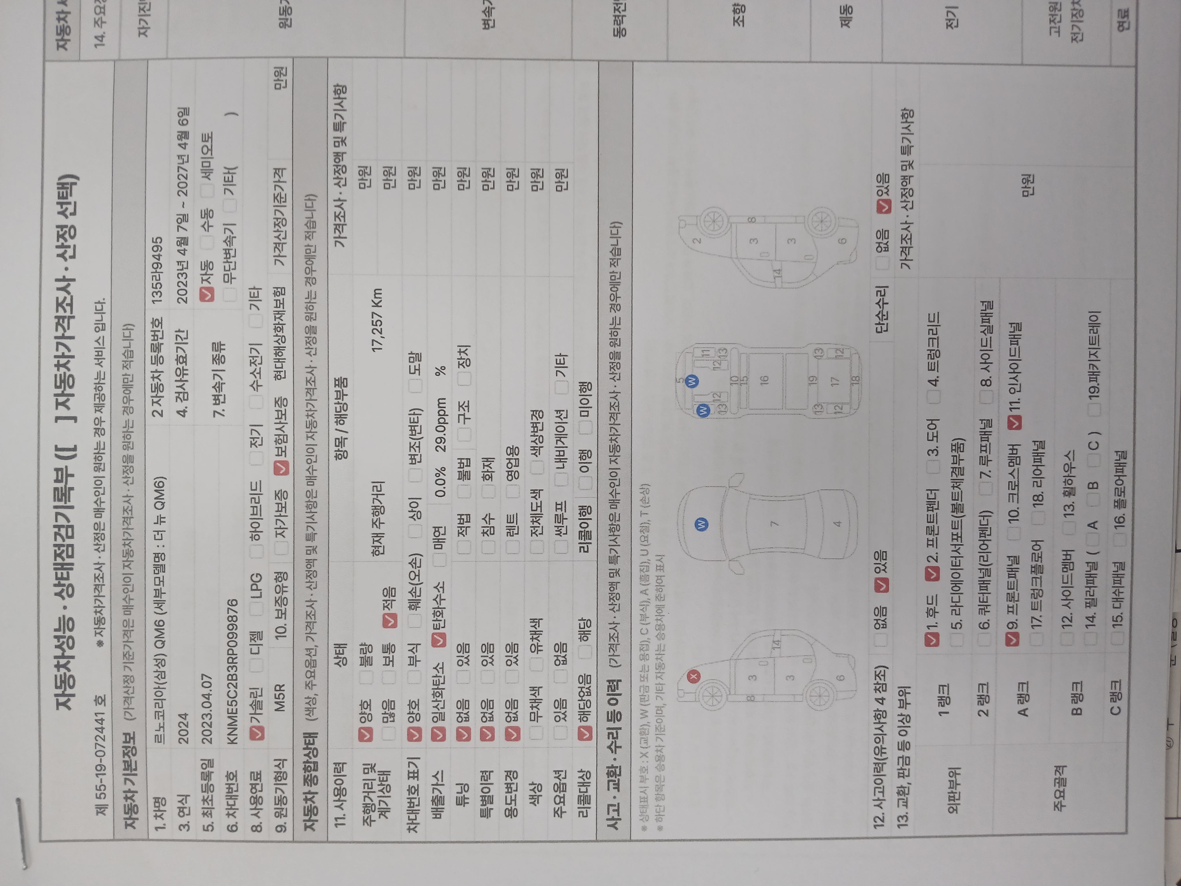 Renault Korea QM6 2024 — inspection photo 1