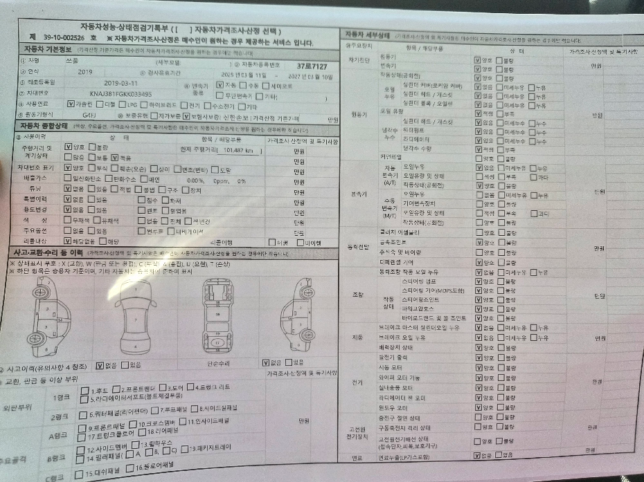 Kia Soul 2019 — inspection photo 1
