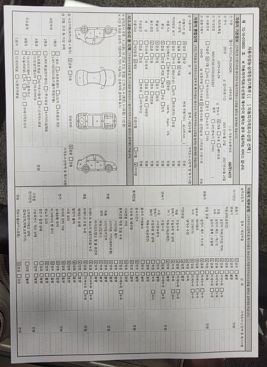 Hyundai Palisade 2019 — inspection photo 1