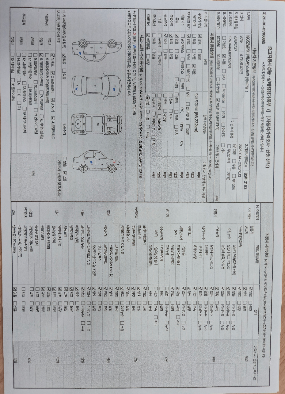 KG Mobility Rexton 2019 — inspection photo 1