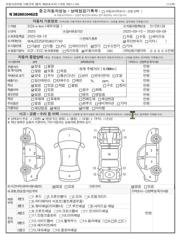 Audi SQ6 e-tron 2025 — inspection photo 1