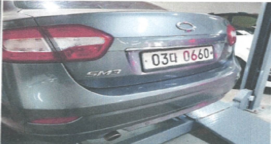 Renault Korea SM3 2016 — inspection photo 2