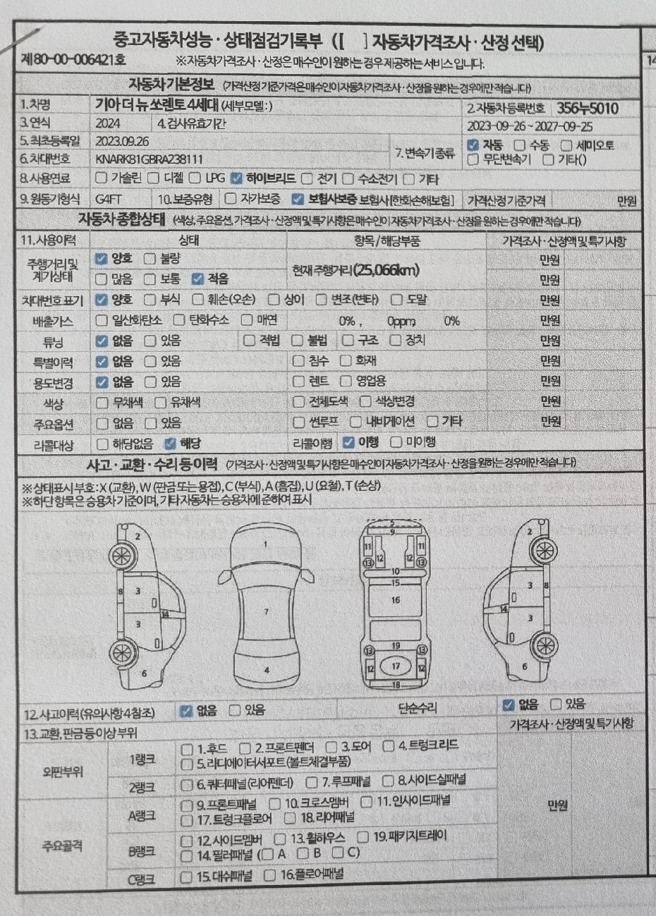Kia Sorento 2024 — inspection photo 1