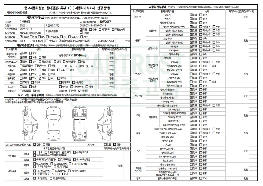 Kia RAY 2022 — inspection photo 1