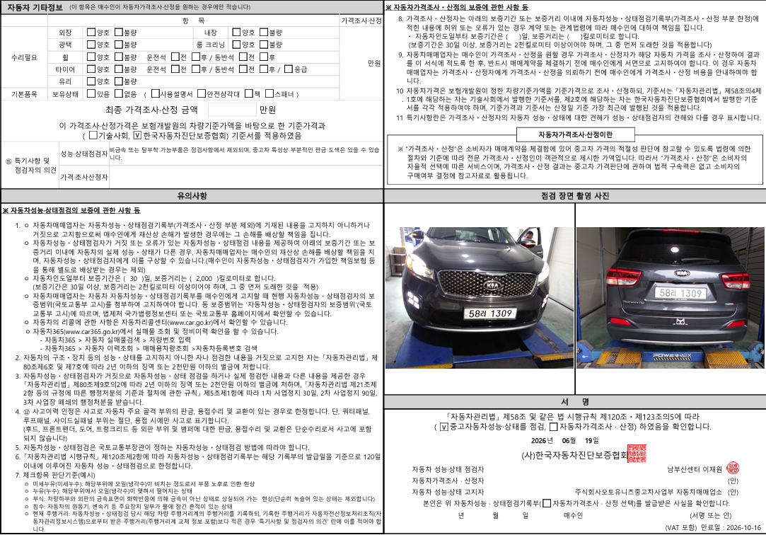 Kia Sorento 2017 — inspection photo 2