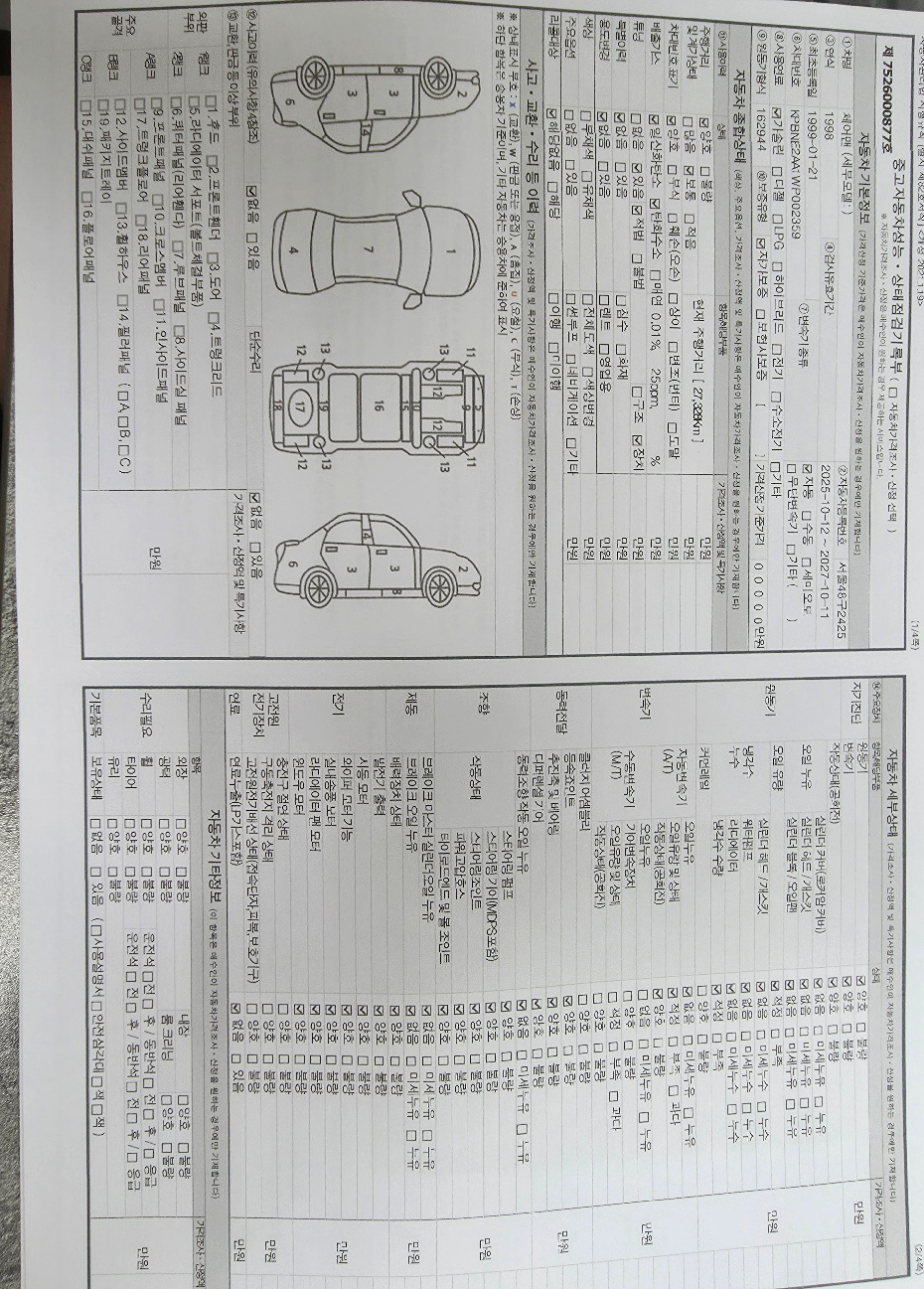KG Mobility Chairman 1998 — inspection photo 1