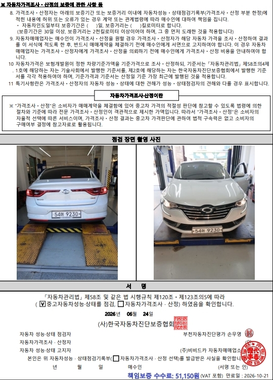 Renault Korea SM6 2016 — inspection photo 6