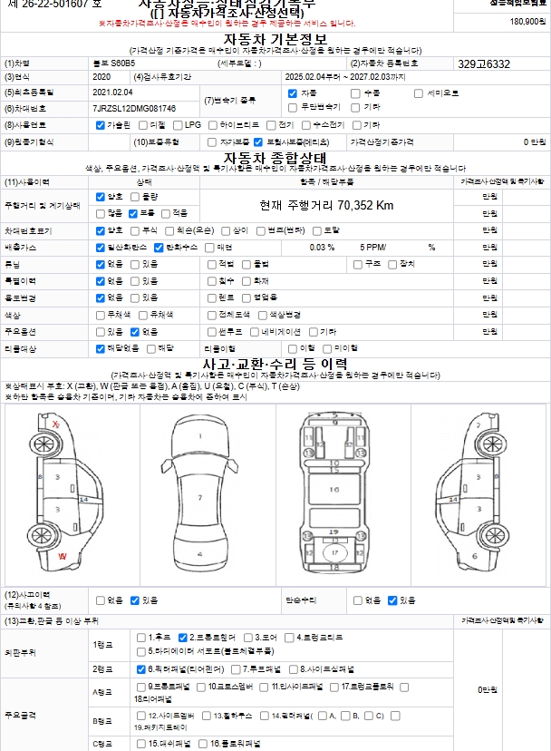 Volvo S60 2021 — inspection photo 1