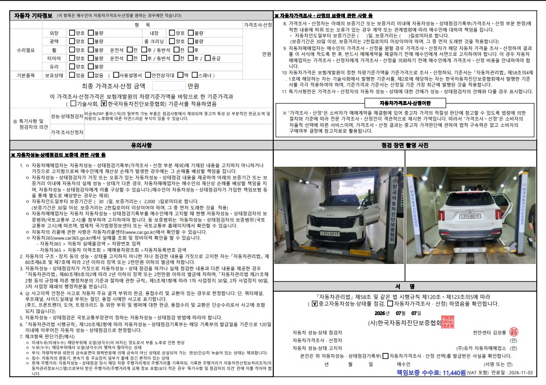 Kia Sorento 2024 — inspection photo 2