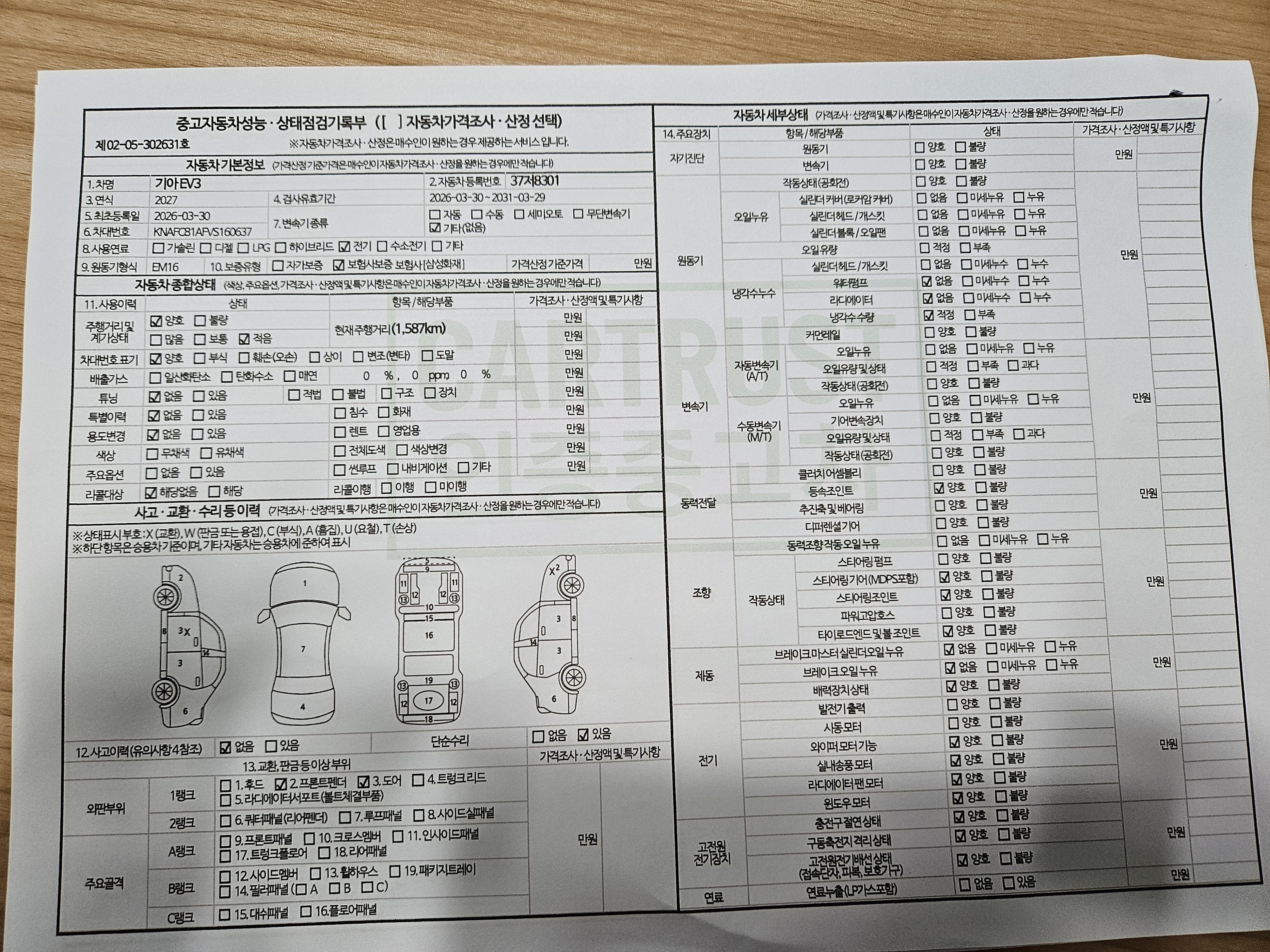 Kia EV3 2027 — inspection photo 2