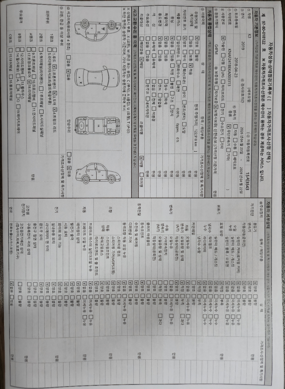 Kia K3 2019 — inspection photo 1