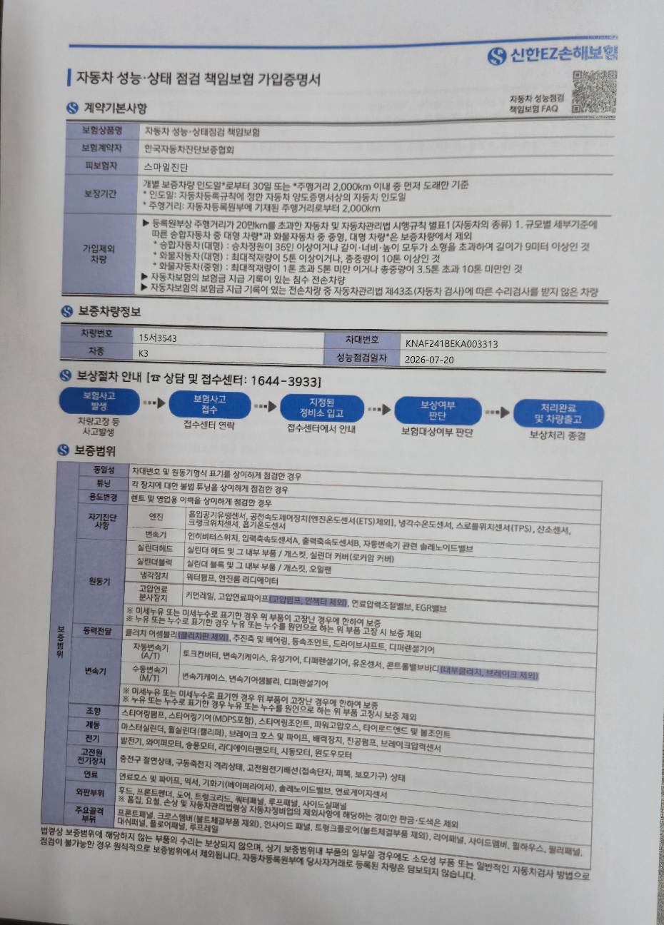 Kia K3 2019 — inspection photo 3
