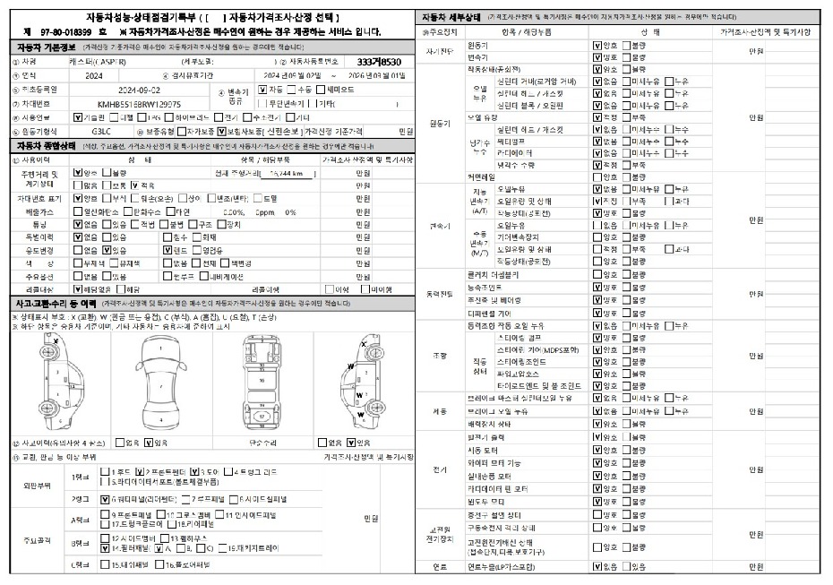 Hyundai Casper 2024 — inspection photo 1