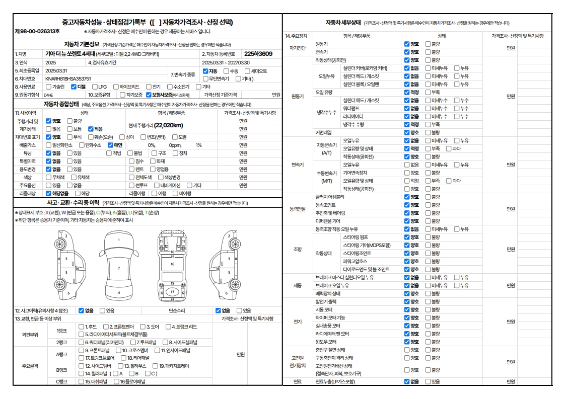 Kia Sorento 2025 — inspection photo 1