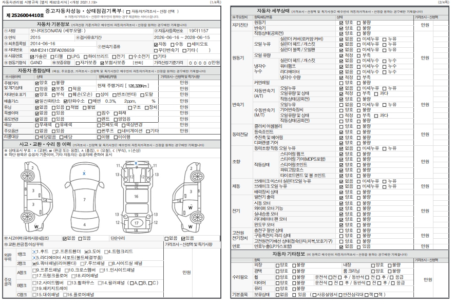 Hyundai Sonata 2015 — inspection photo 1