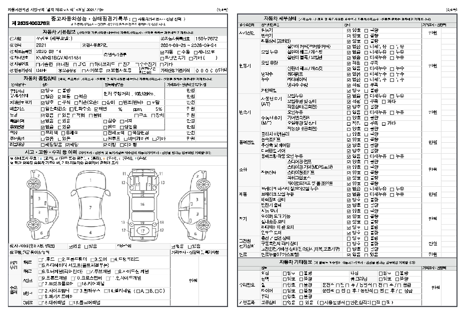 Kia Sorento 2021 — inspection photo 1