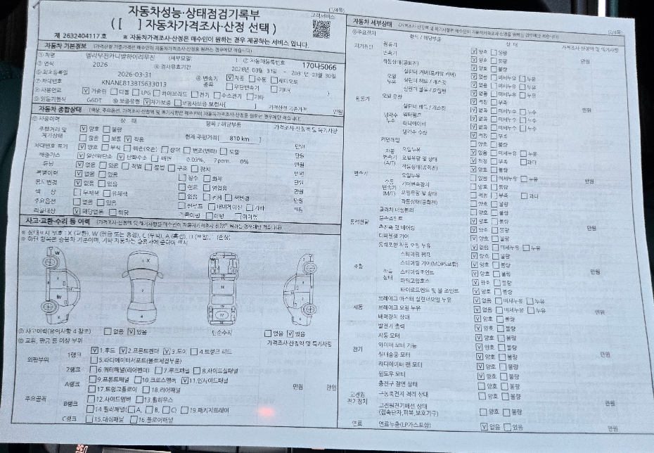 Kia Canival 2026 — inspection photo 2