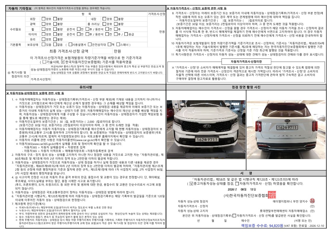Kia Sorento 2021 — inspection photo 2