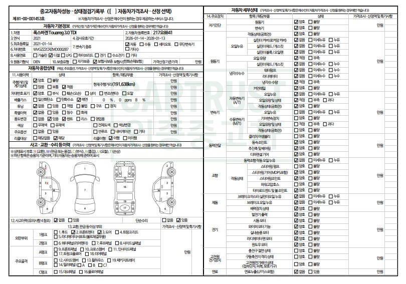 Volkswagen Touareg 2021 — inspection photo 1