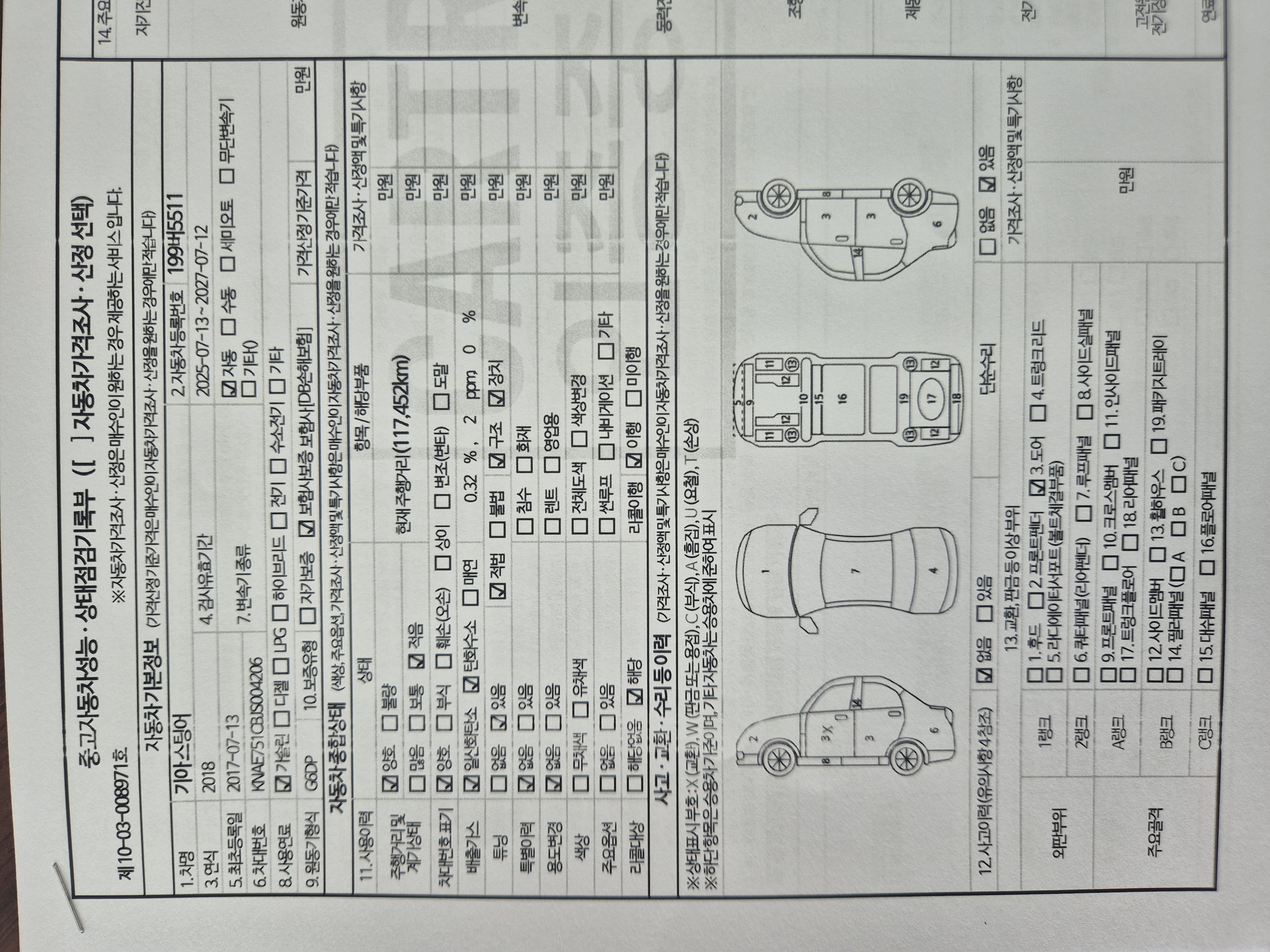 Kia Stinger 2018 — inspection photo 1